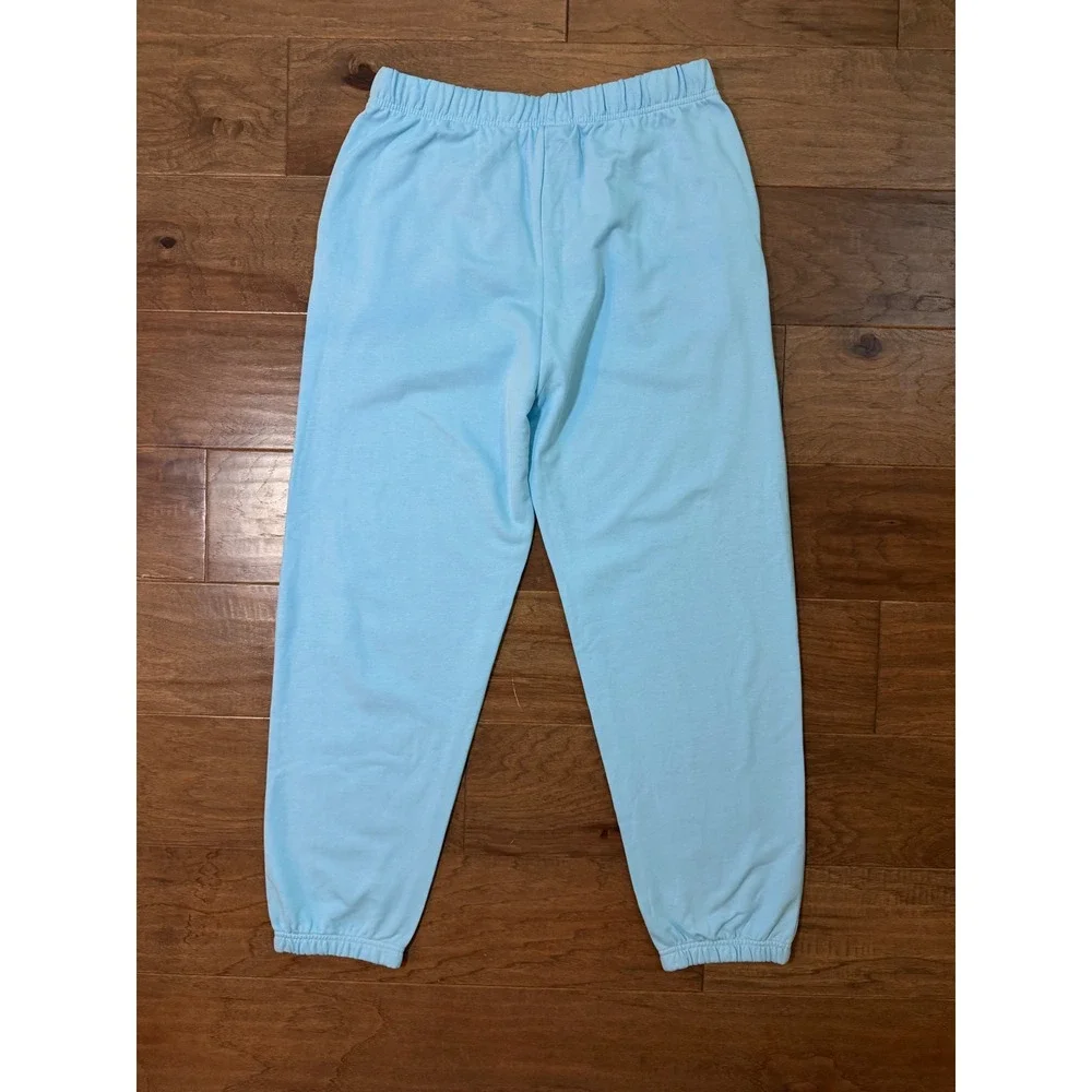 NWT Year of Ours Light Blue Cotton Jogger Sweatpants M/L YOO-FA-005